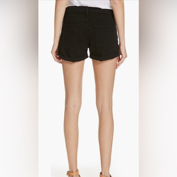 Frame Le Cutoff Denim Shorts, Color Noir Black, Zip Fly, Comfy, Flattering, 32‎ - Picture 2 of 9